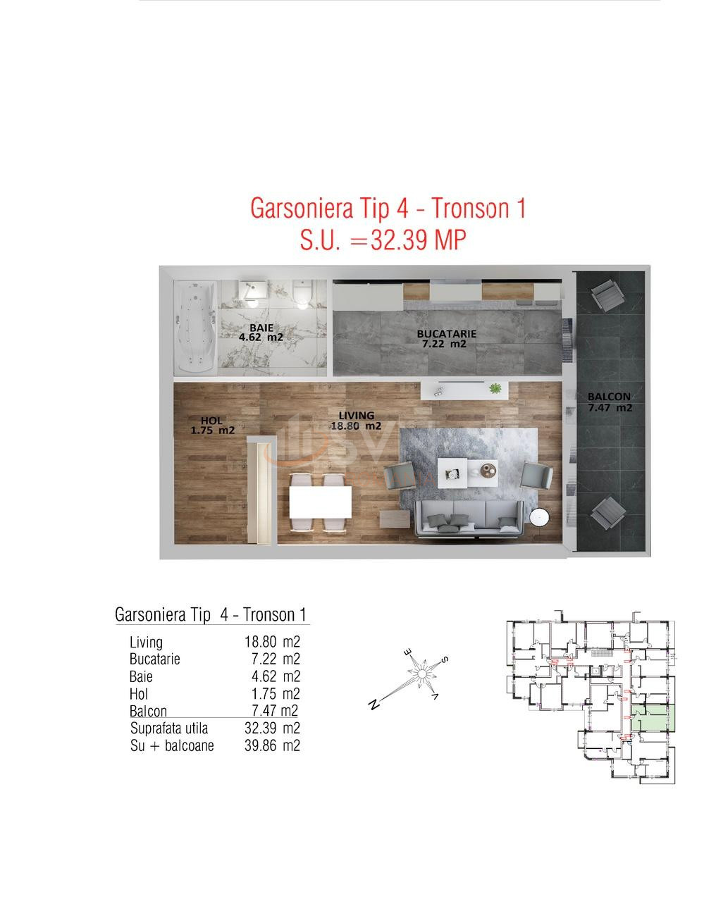 Garsoniera Bucuresti/Berceni