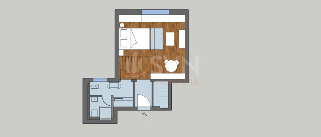 Garsoniera Bucuresti/Unirii (s3)