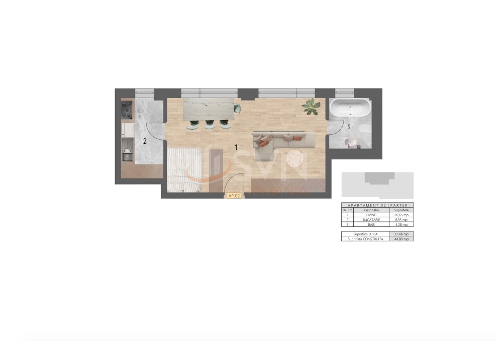 Garsoniera Bucuresti/Damaroaia