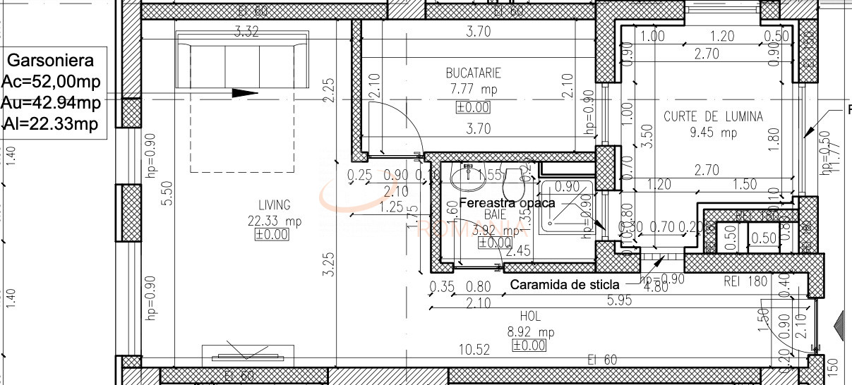 Garsoniera Bucuresti/Sisesti