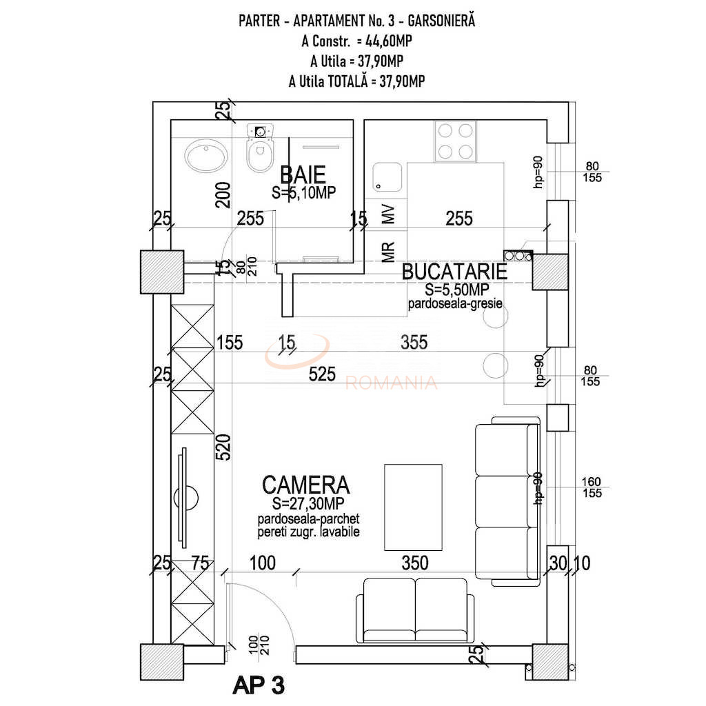 Garsoniera Bucuresti/Pipera