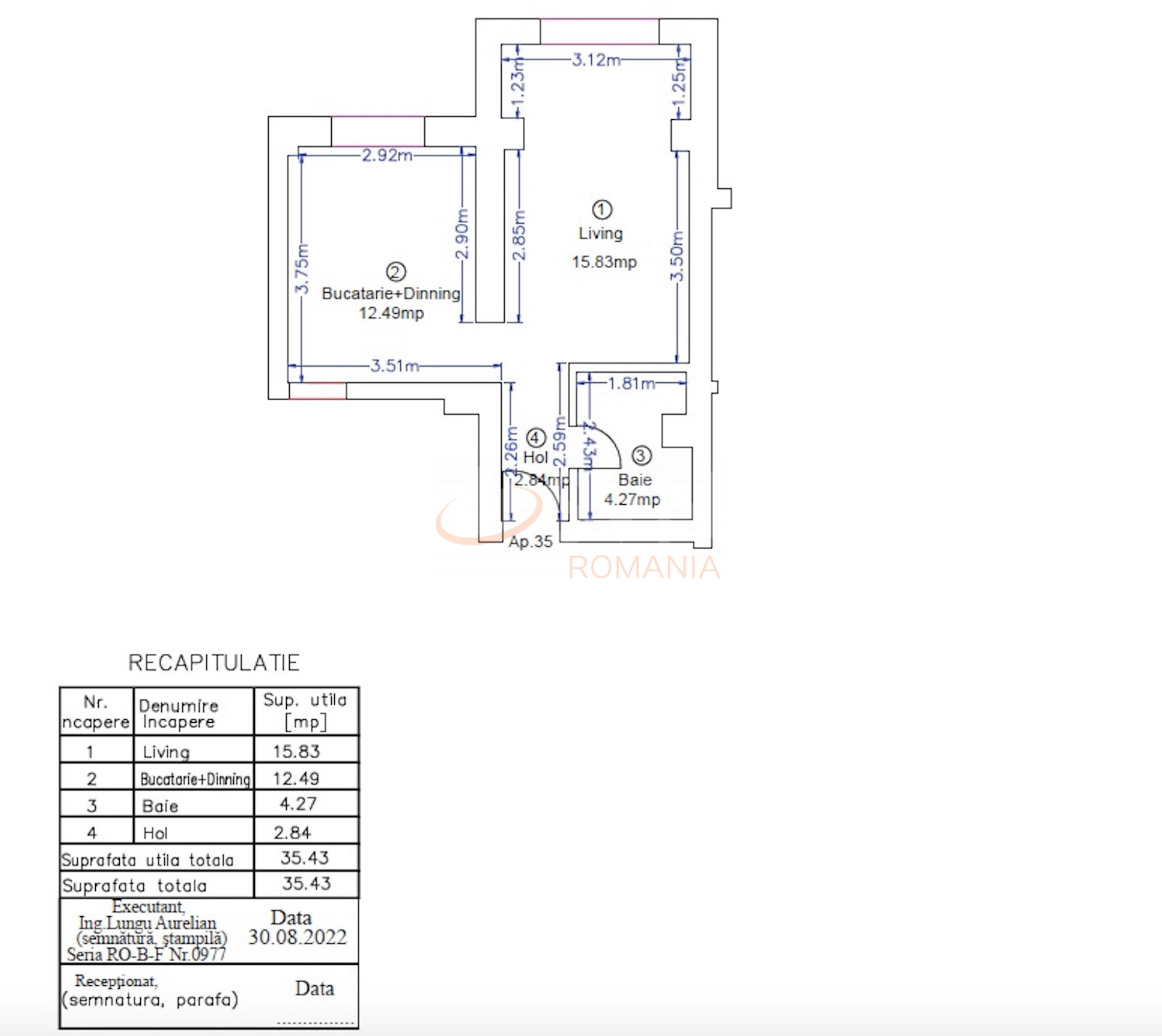 Garsoniera Bucuresti/Pipera