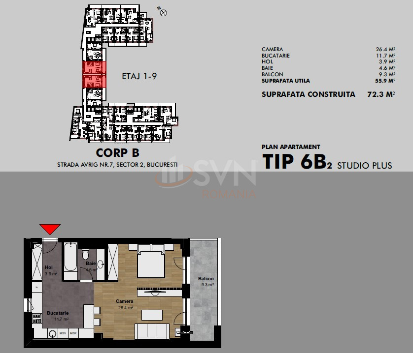 Garsoniera Bucuresti/Bucur Obor