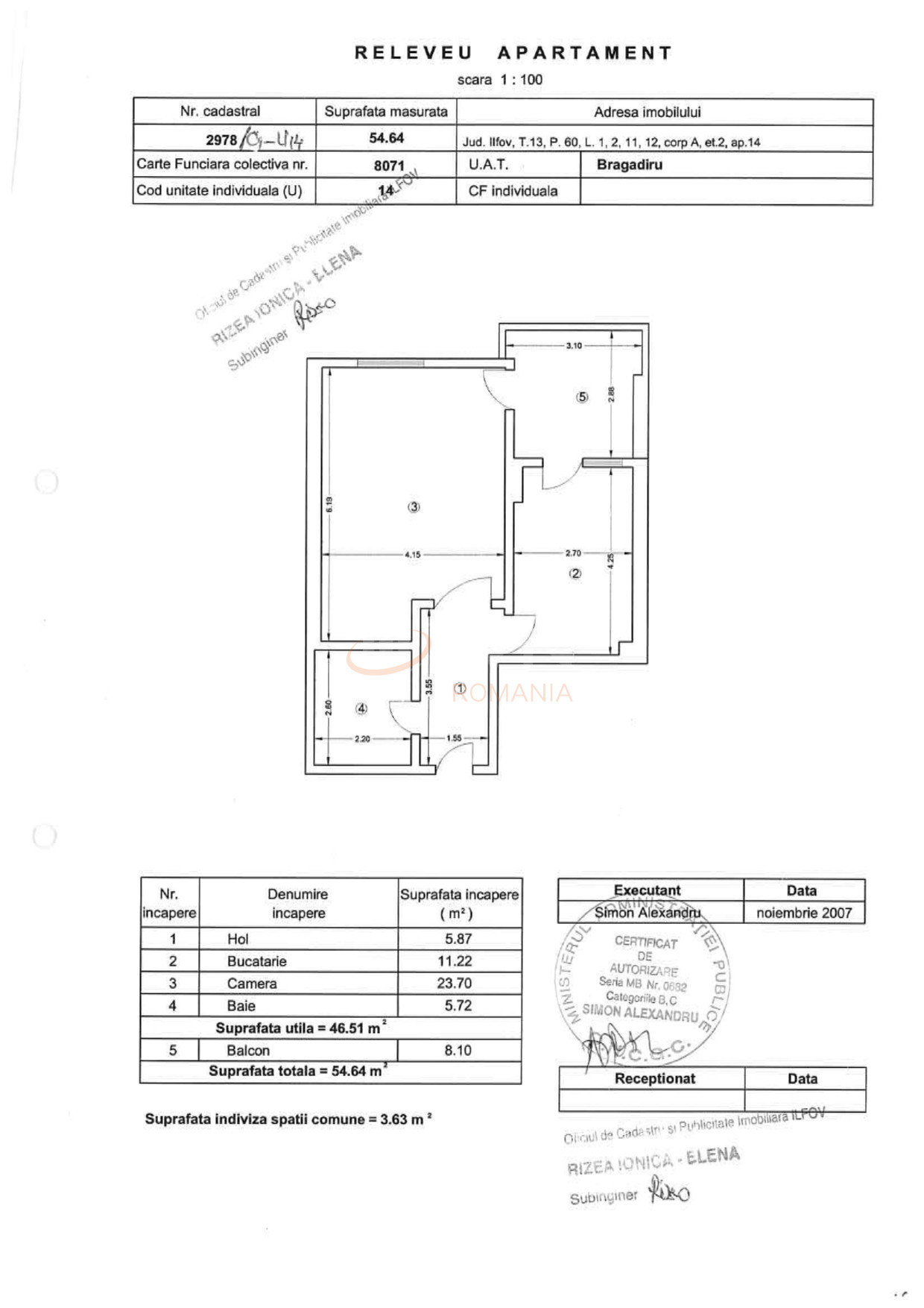 Garsoniera Ilfov/Bragadiru