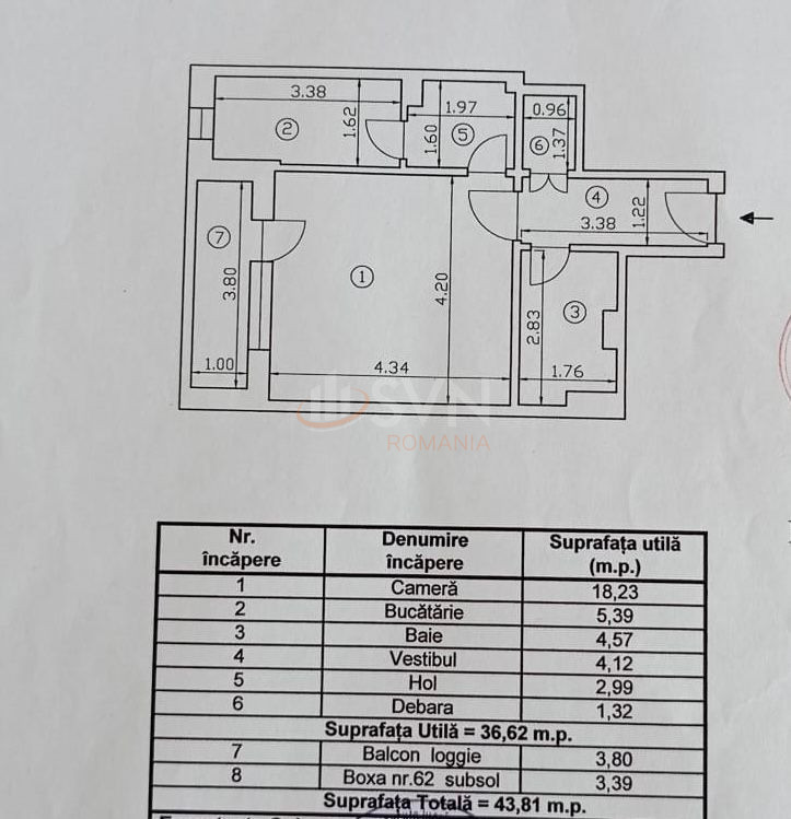 Garsoniera Bucuresti/Piata Unirii (s3)