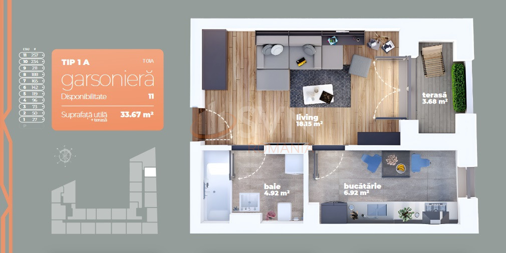 Garsoniera Bucuresti/Titan