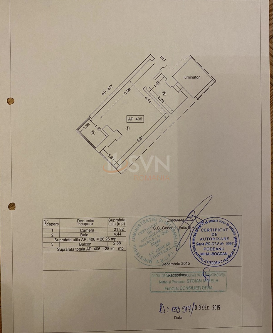 Garsoniera Constanta/Centru