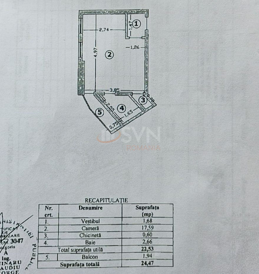 Garsoniera Bucuresti/Cismigiu