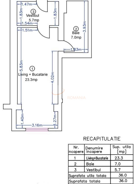 Garsoniera Bucuresti/Pipera