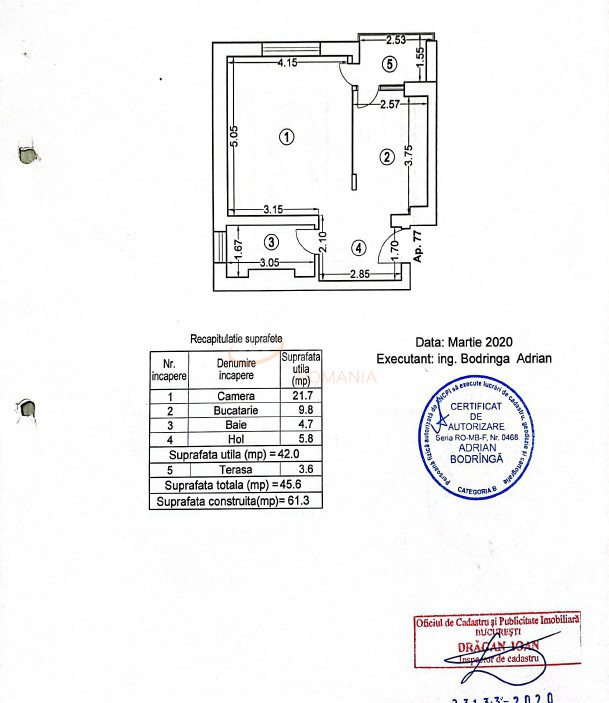 Garsoniera Bucuresti/Pipera