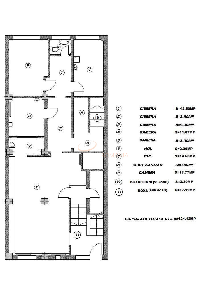 Spatiu comercial 100 mp Bucuresti/Dorobanti