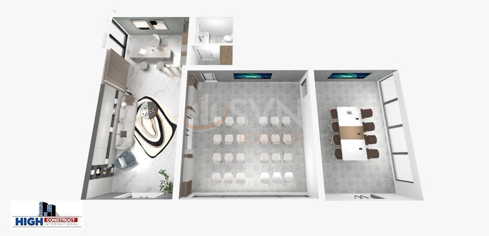 Spatiu comercial 100 mp Bucuresti/Lujerului