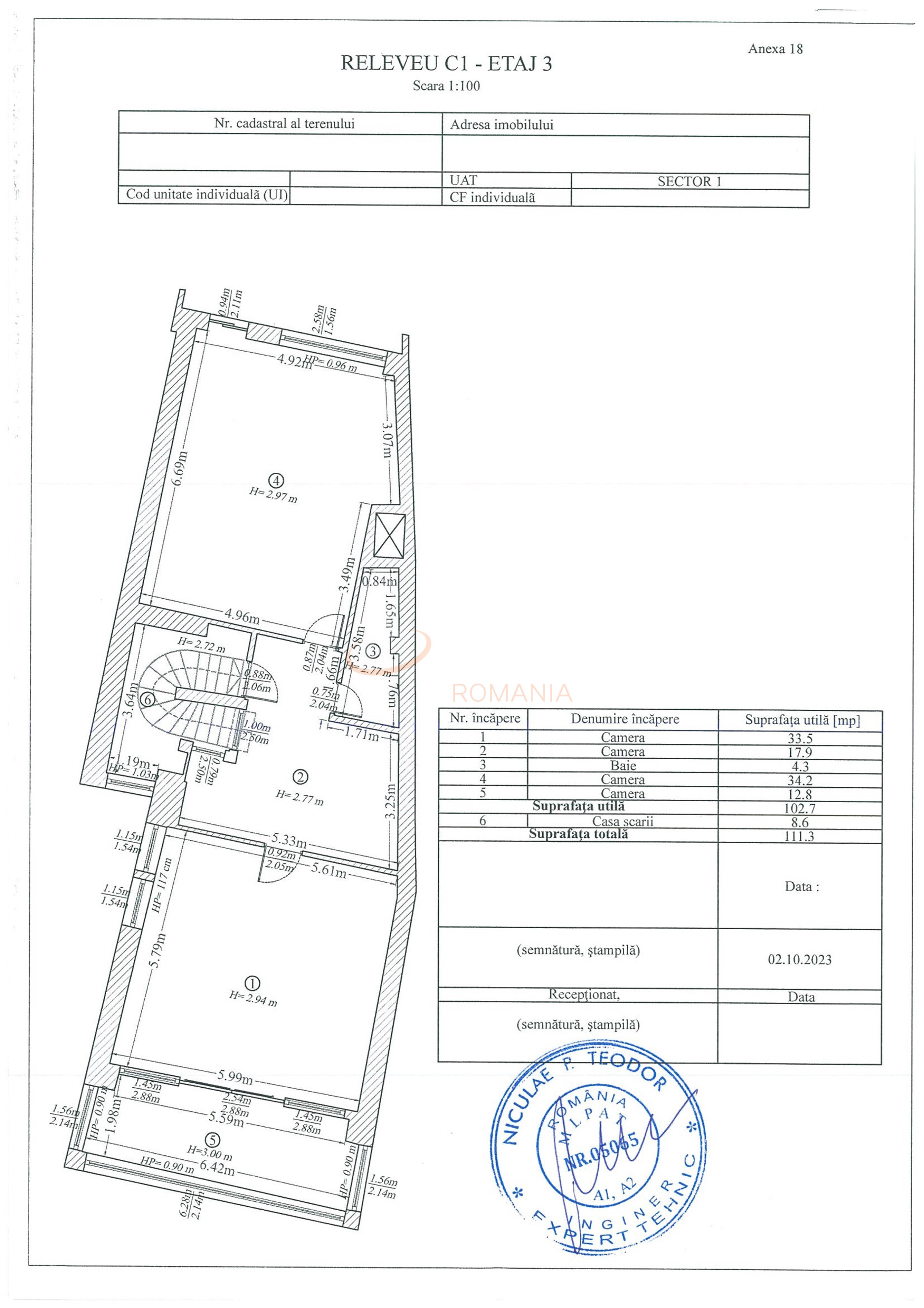 Spatiu comercial 100 mp Bucuresti/Stirbei Voda