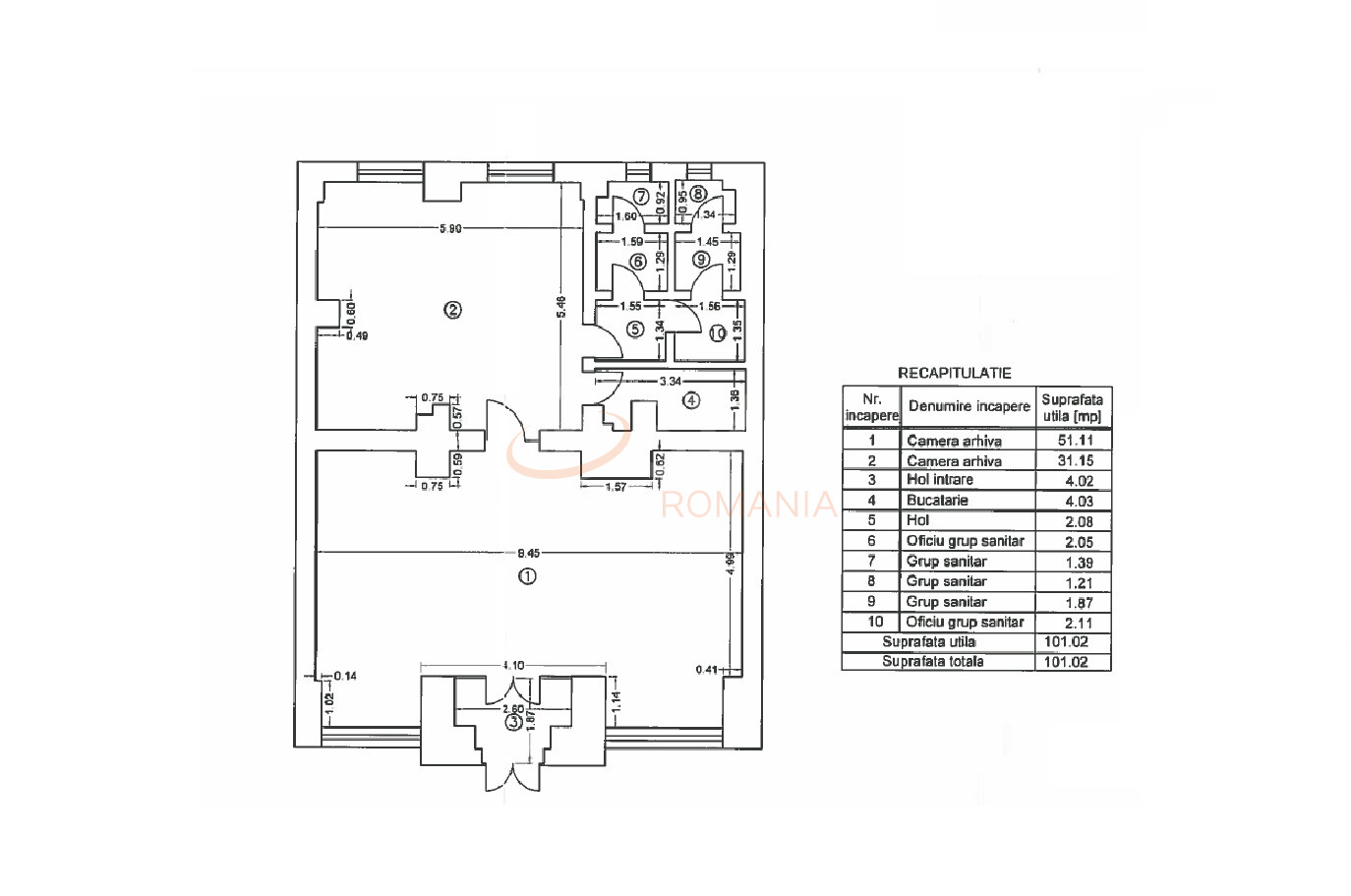 Spatiu comercial 101 mp Bucuresti/Ferentari