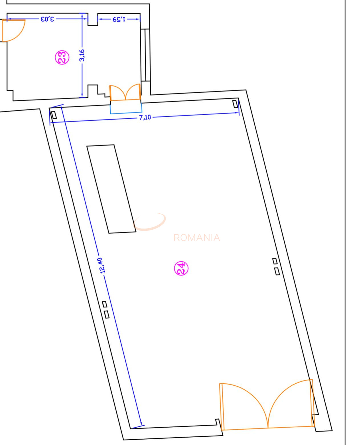 Spatiu comercial 101.81 mp Bucuresti/Piata Alba Iulia