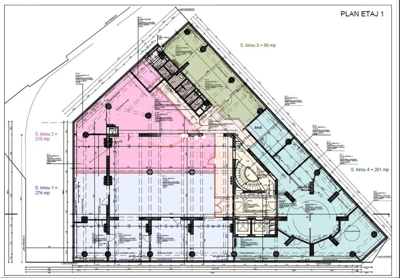 Spatiu comercial 102 mp Bucuresti/P-ta Universitatii