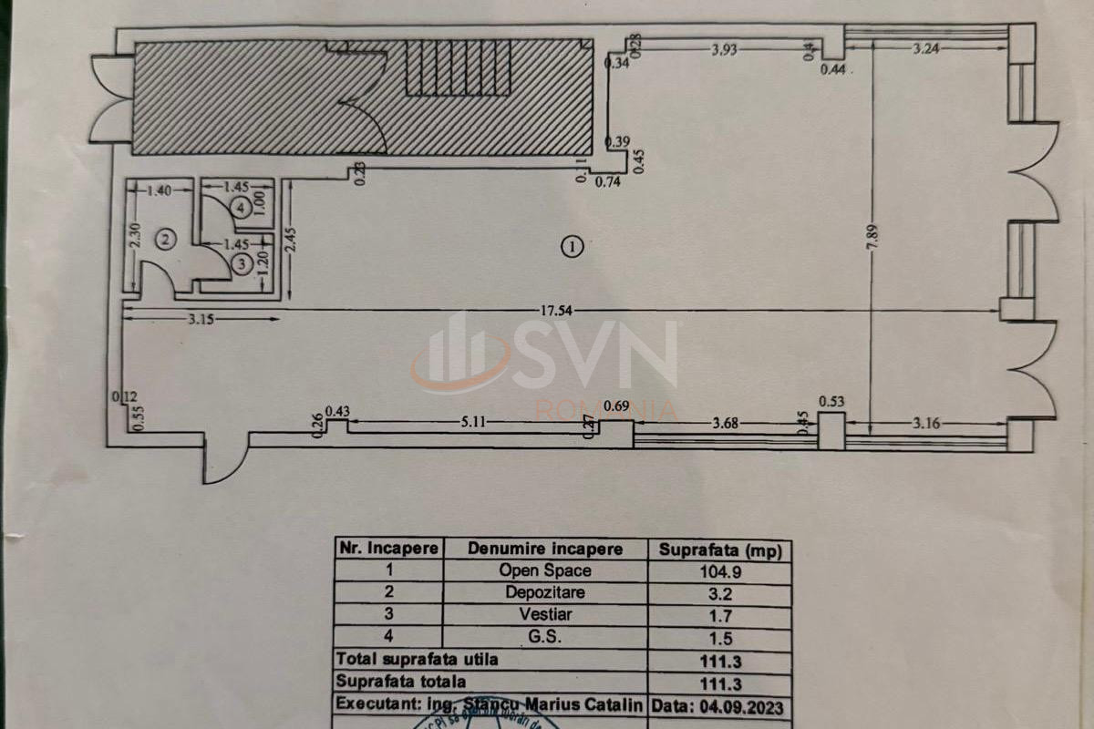 Spatiu comercial 104 mp Ilfov/Tunari