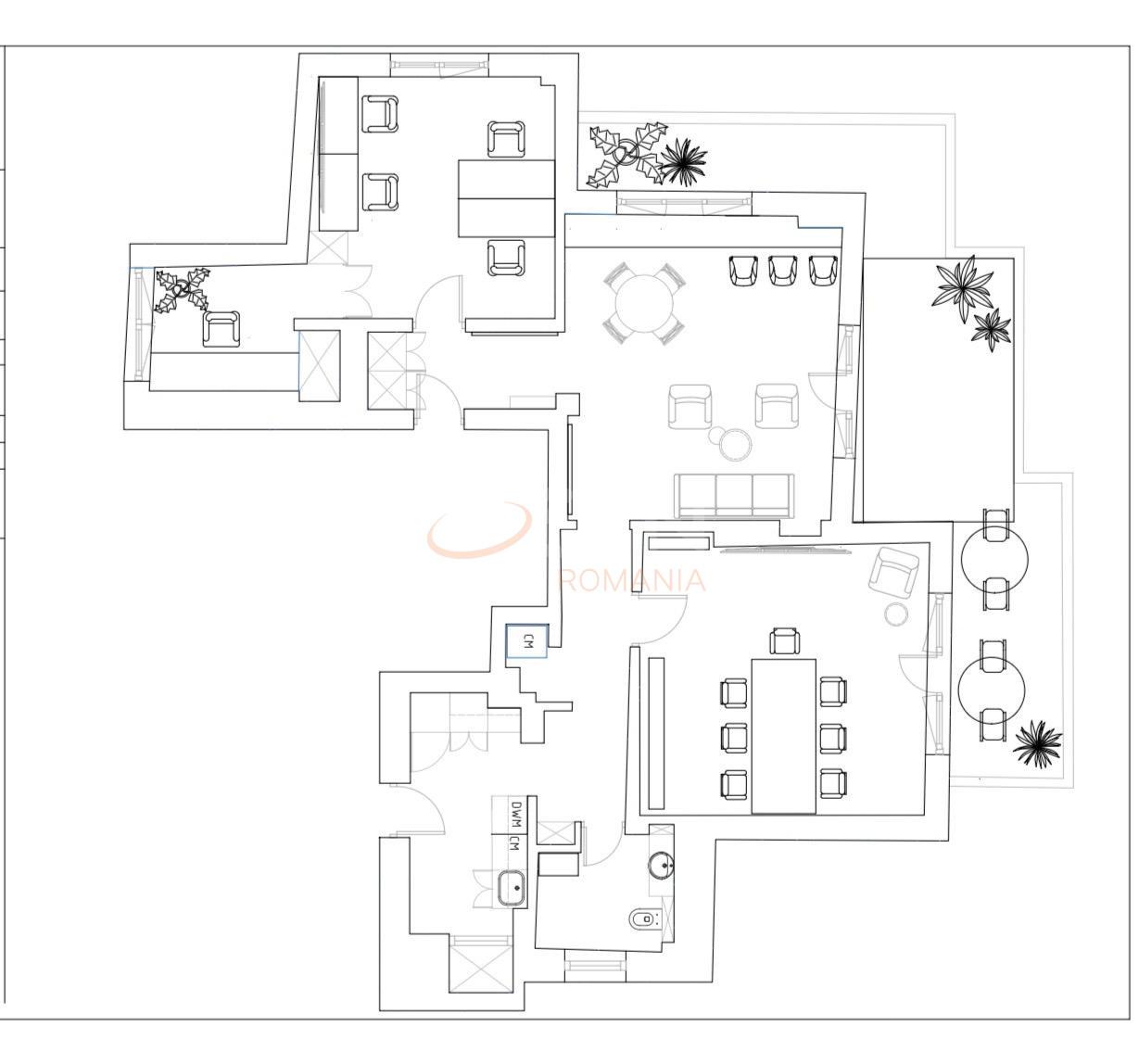 Spatiu comercial 105 mp Bucuresti/Piata Romana