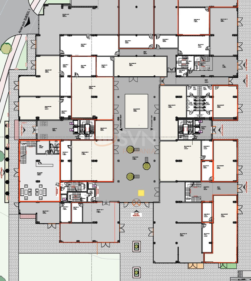 Spatiu comercial 1076.83 mp Cluj/Centru