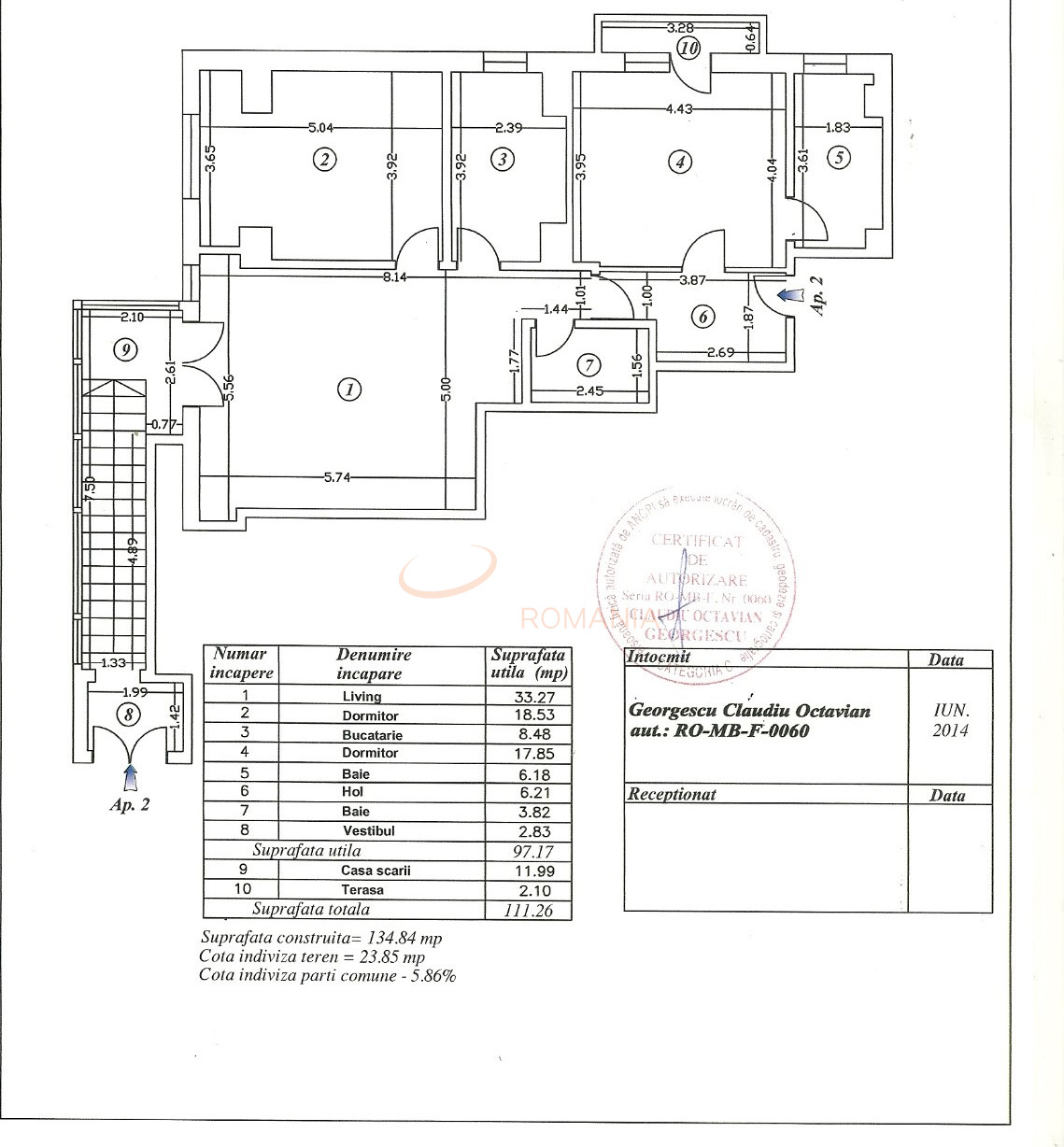 Spatiu comercial 111 mp Bucuresti/Dorobanti