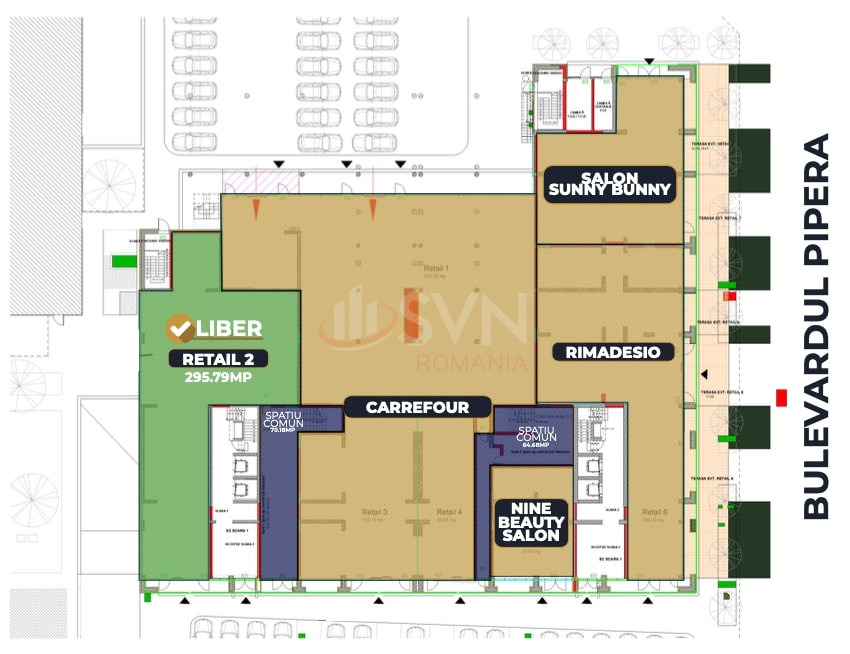 Spatiu comercial 112 mp Bucuresti/Pipera