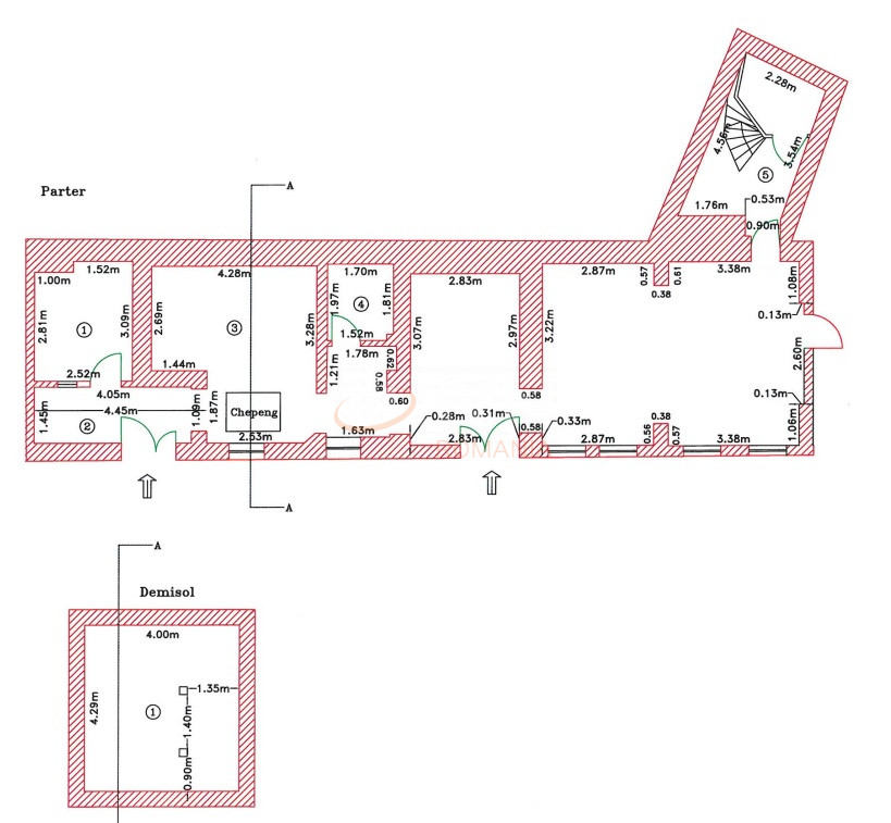 Spatiu comercial 126 mp Bucuresti/Parcul Carol