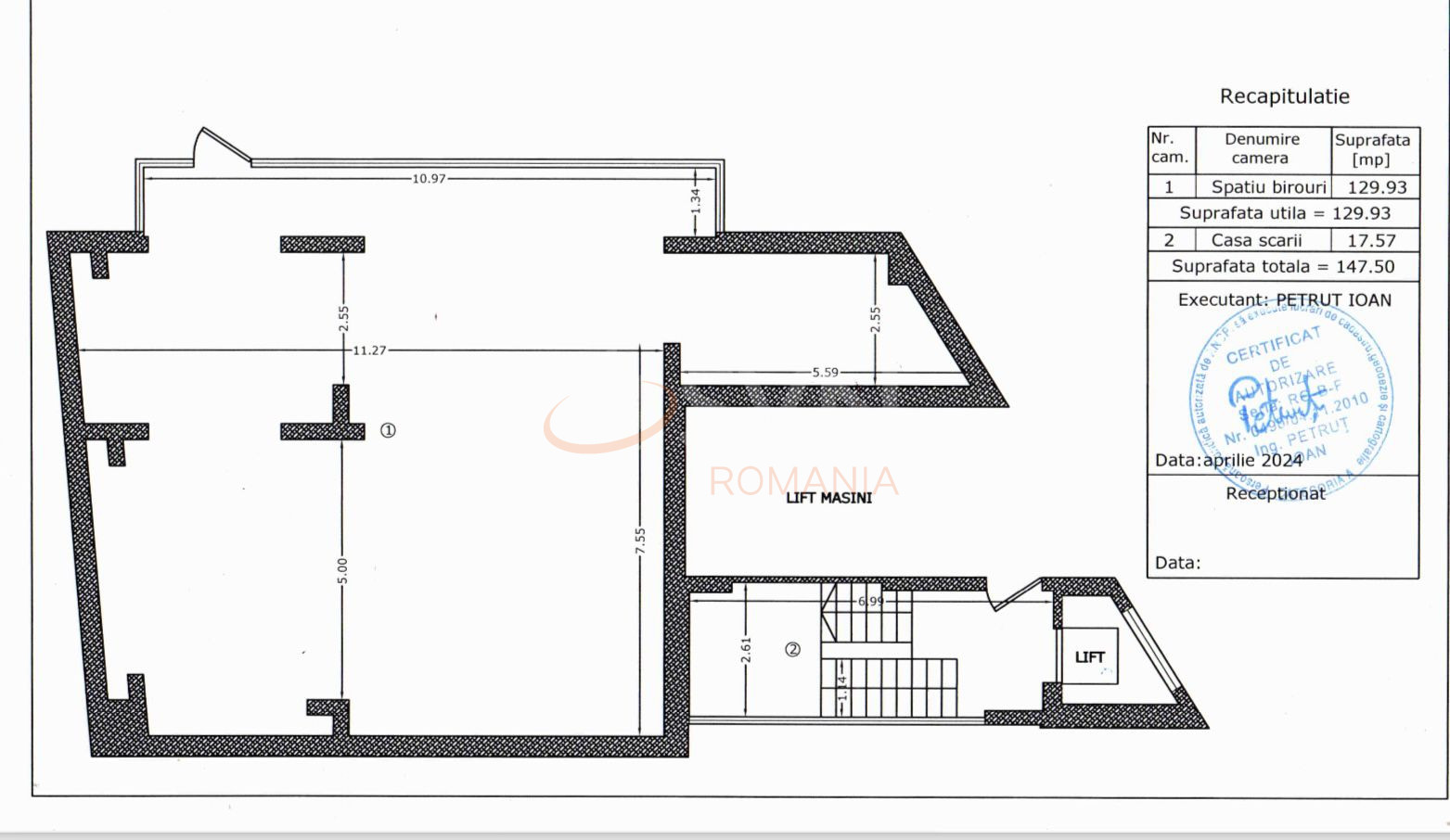 Spatiu comercial 130 mp Bucuresti/13 Septembrie