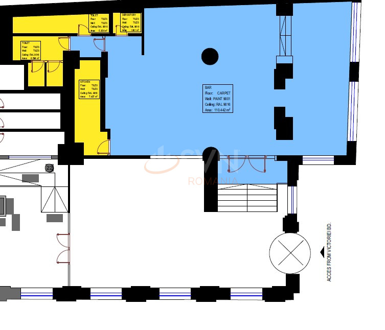 Spatiu comercial 132 mp Bucuresti/Calea Victoriei