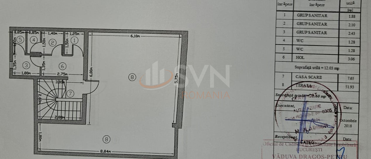 Spatiu comercial 146 mp Bucuresti/13 Septembrie