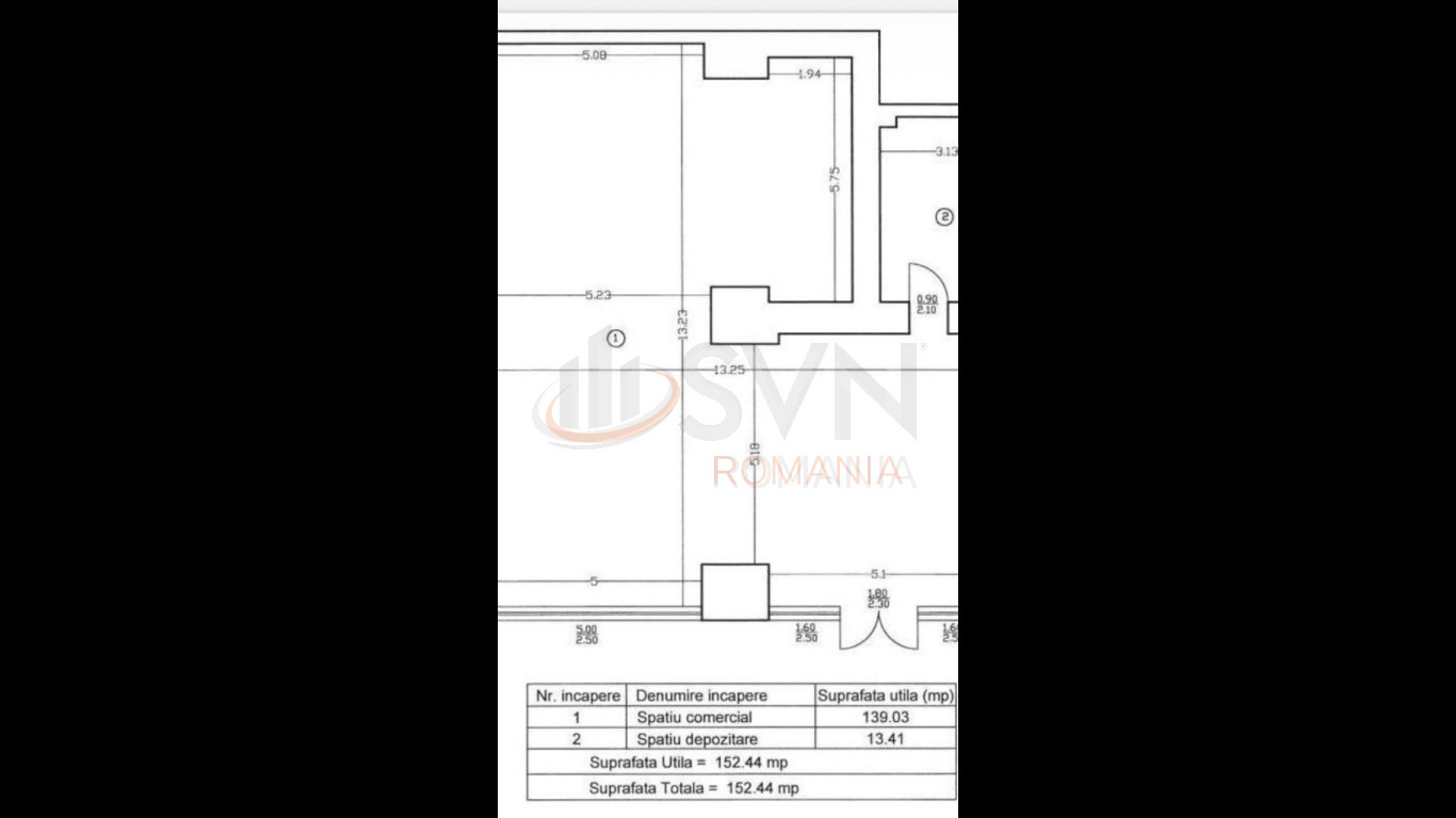 Spatiu comercial 152.44 mp Bucuresti/Barbu Vacarescu
