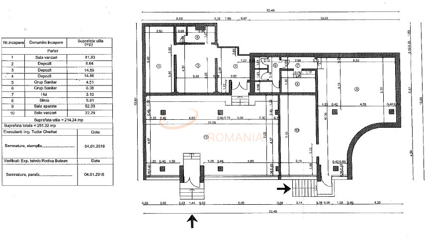 Spatiu comercial 156.25 mp Cluj/Manastur