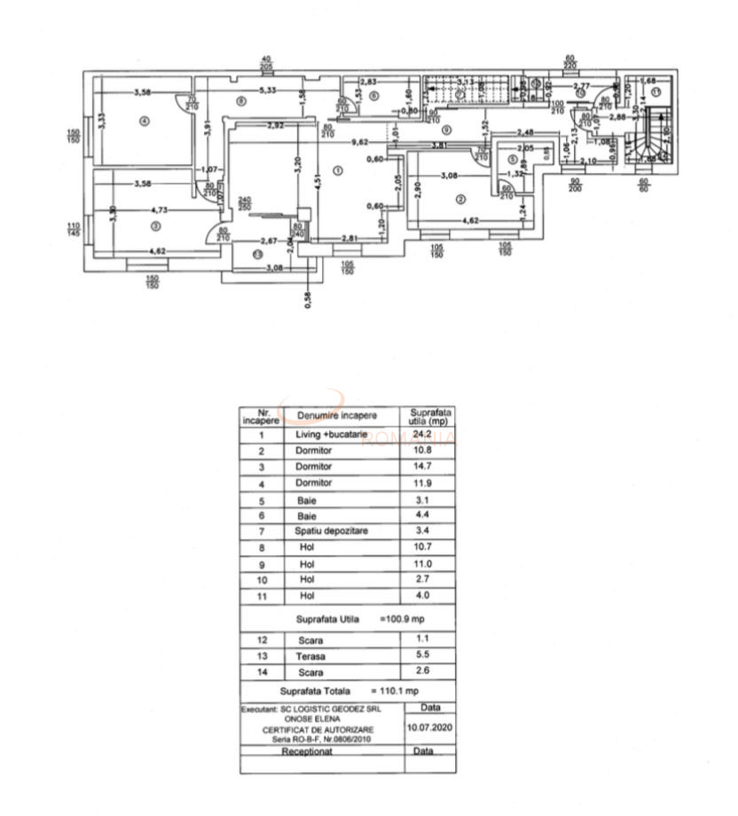 Spatiu comercial 171.7 mp Bucuresti/Foisorul De Foc