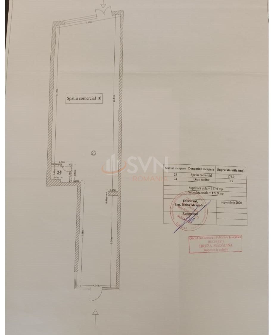 Spatiu comercial 174 mp Bucuresti/Barbu Vacarescu