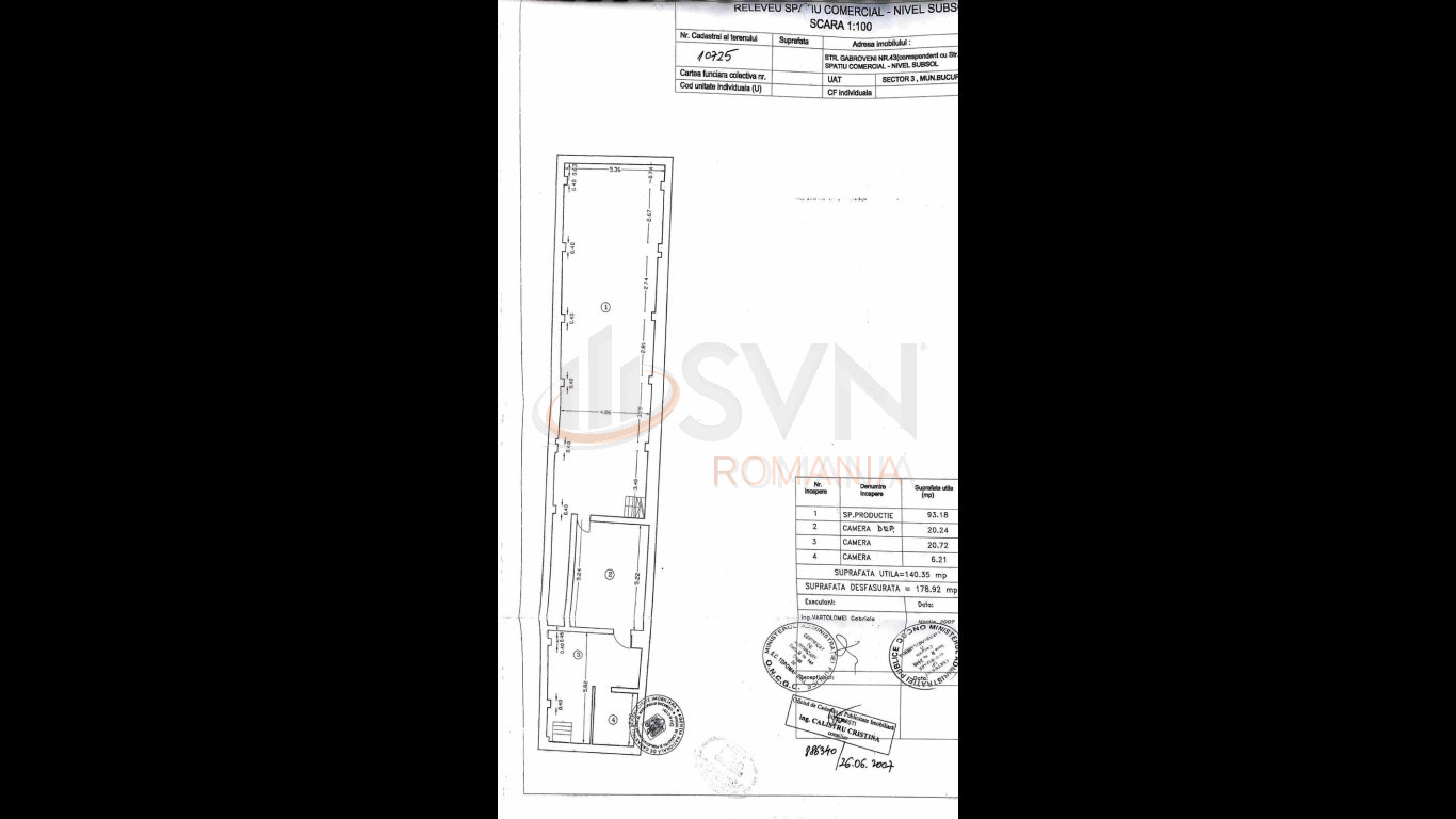 Spatiu comercial 178 mp Bucuresti/Centrul Istoric