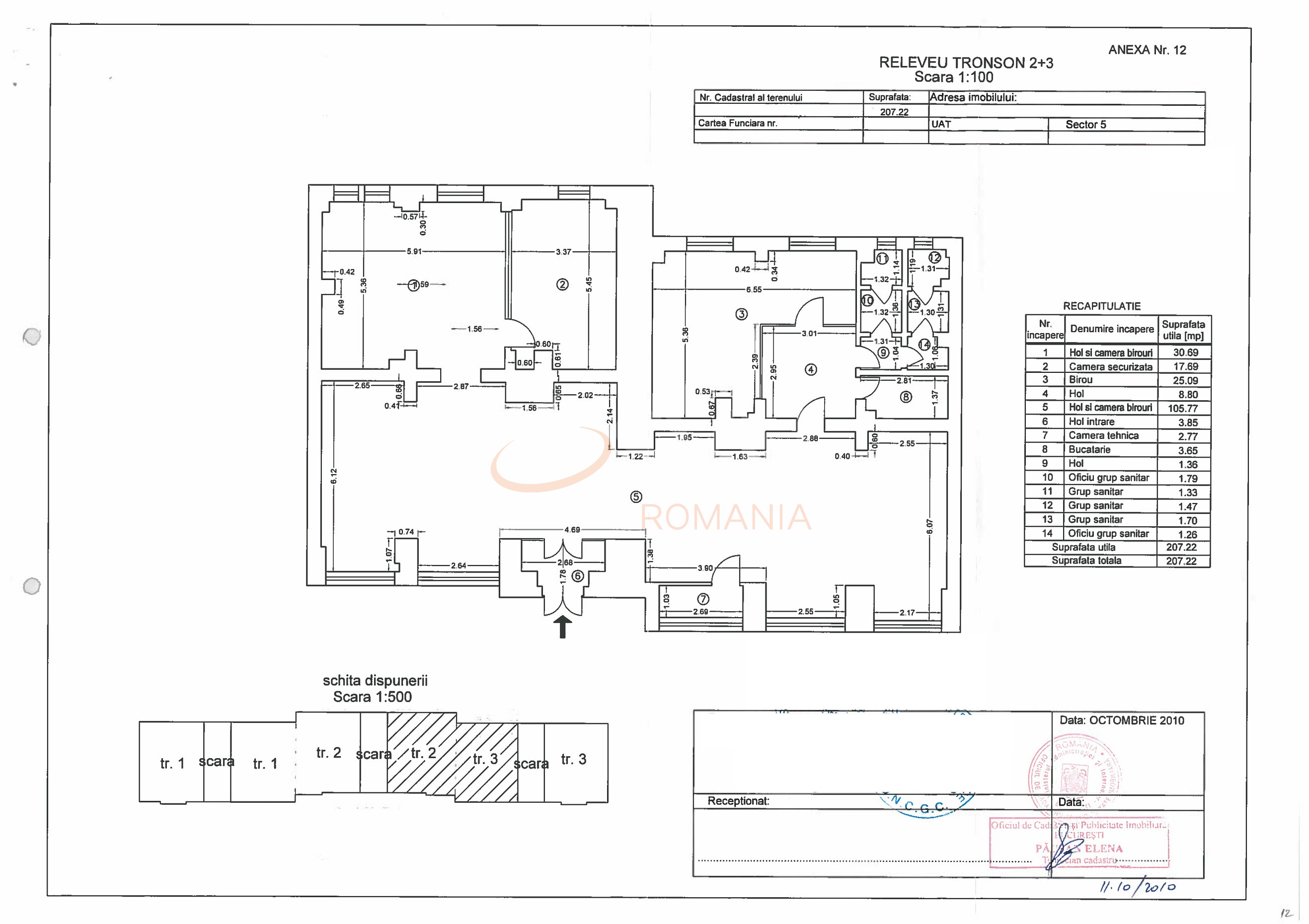Spatiu comercial 207 mp Bucuresti/Rahova