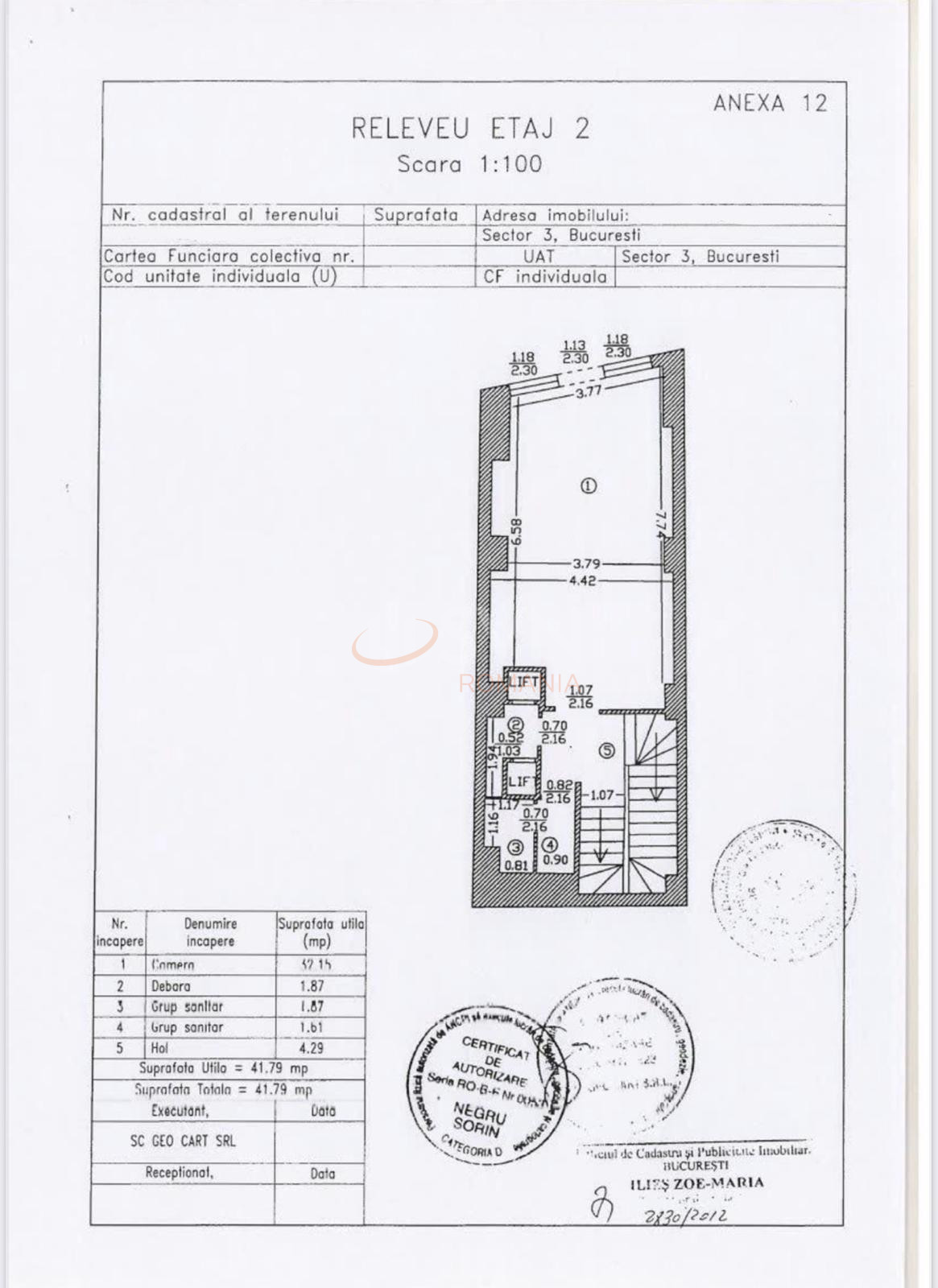 Spatiu comercial 230 mp Bucuresti/Piata Unirii (s3)
