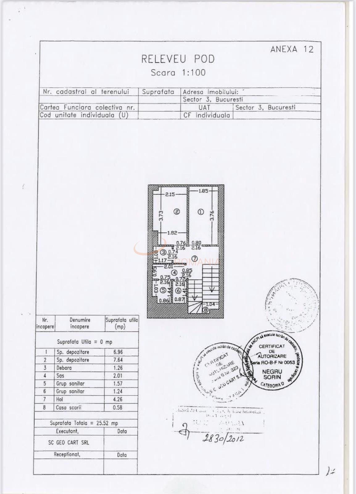 Spatiu comercial 230 mp Bucuresti/Piata Unirii (s3)