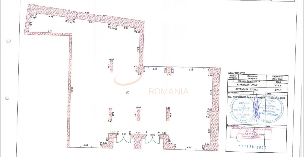 Spatiu comercial 273.3 mp Bucuresti/Cotroceni