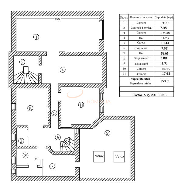 Spatiu comercial 280 mp Bucuresti/Victoriei