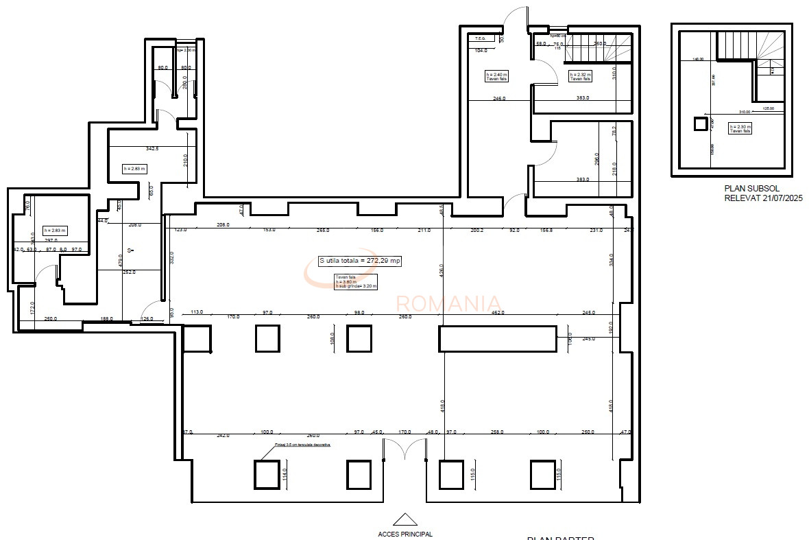 Spatiu comercial 290.29 mp Bucuresti/Mosilor