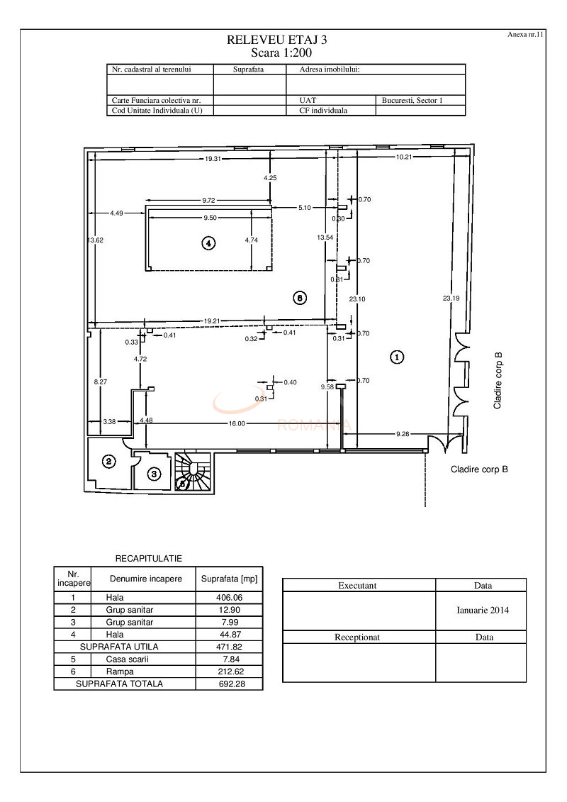 Spatiu comercial 2937 mp Bucuresti/Titulescu