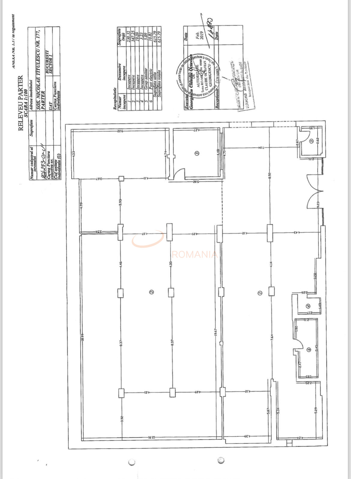 Spatiu comercial 2937 mp Bucuresti/Titulescu