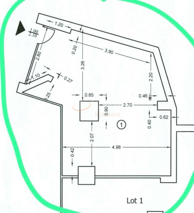 Spatiu comercial 31 mp Bucuresti/Calea Victoriei