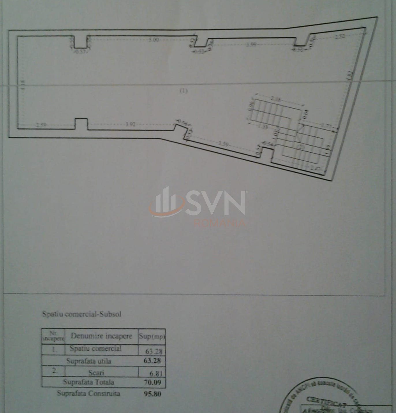 Spatiu comercial 350 mp Bucuresti/Eminescu