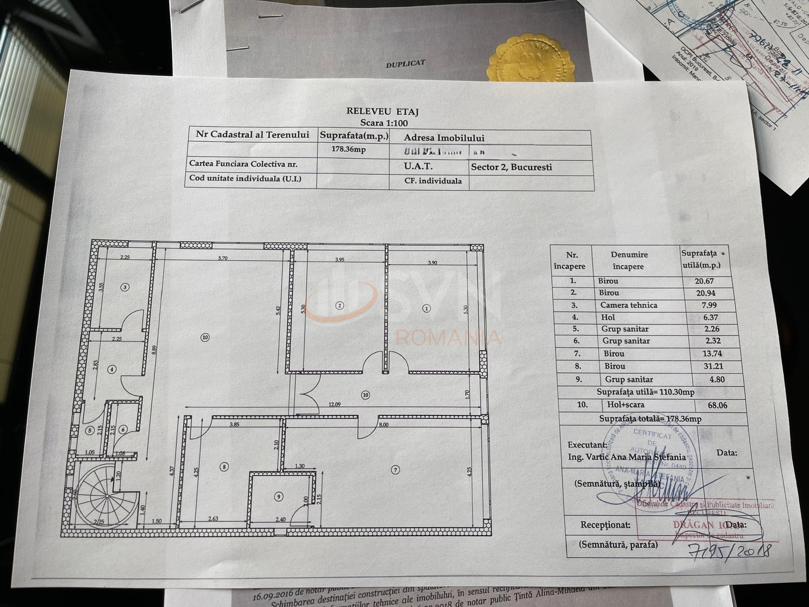 Spatiu comercial 360 mp Bucuresti/Barbu Vacarescu