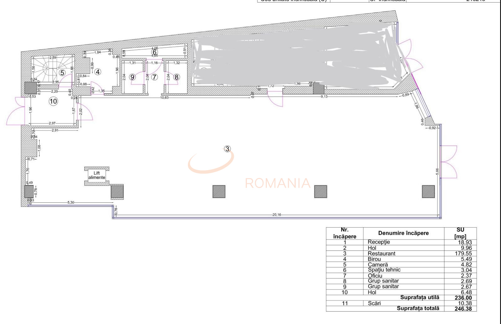 Spatiu comercial 361 mp Bucuresti/Herastrau