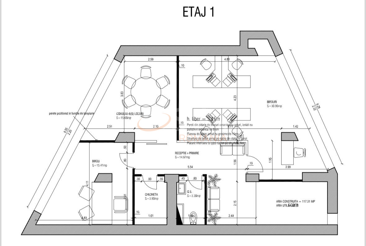 Spatiu comercial 370 mp Bucuresti/Unirii (s5)