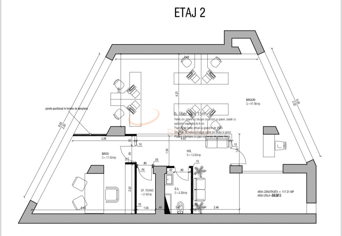 Spatiu comercial 370 mp Bucuresti/Unirii (s5)