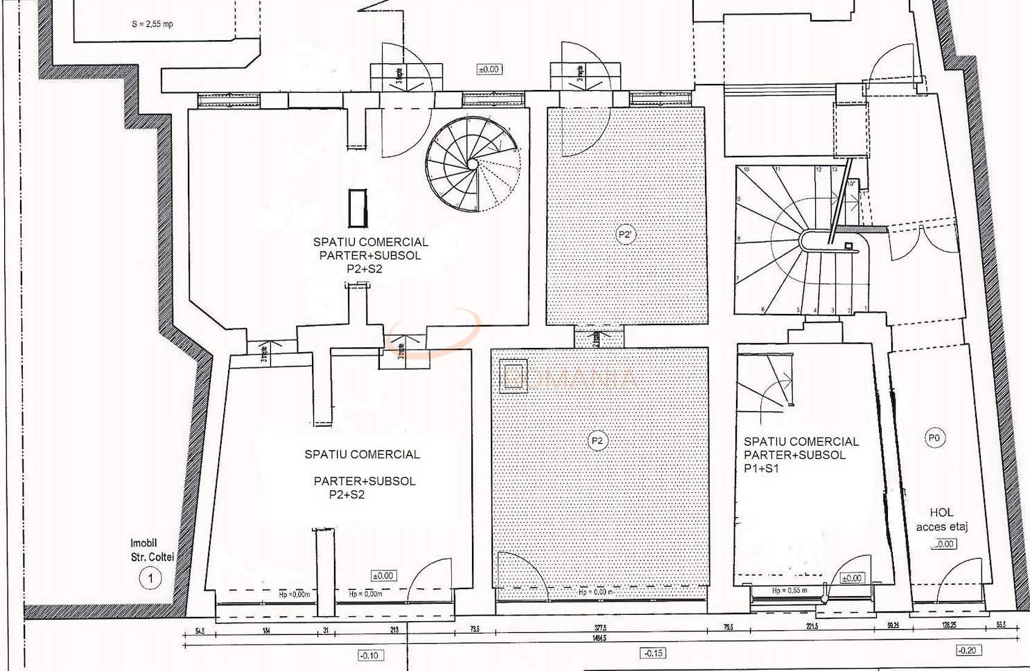 Spatiu comercial 40 mp Bucuresti/Piata Universitatii