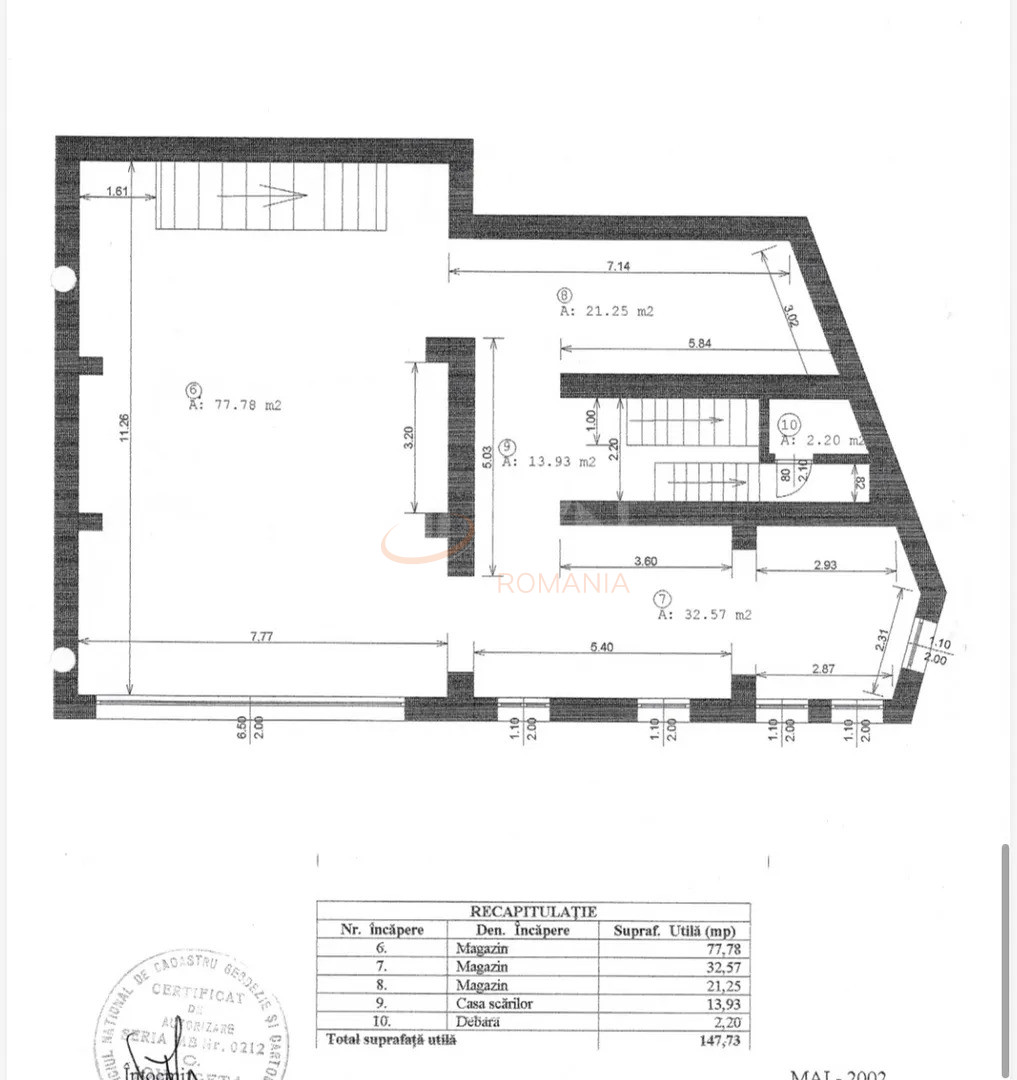 Spatiu comercial 570 mp Bucuresti/Gara De Nord